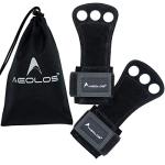 AEOLOS Leather Gymnastics Hand Grips - Medium Black