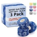 WOD Nation Athletic Weightlifting Hook Grip Tape 3-Pack