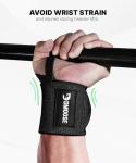 DMoose Wrist Straps for Weightlifting with Support