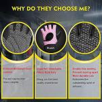 Ihuan Fingerless Weight Lifting Gloves with Wrist Support