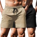 COOFANDY Men's Quick-Dry Workout Shorts 2 Pack