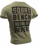 Funny Men's Gym T-Shirt: Happy Hour Workout Tee