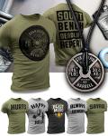 Funny Men's Gym T-Shirt: Happy Hour Workout Tee