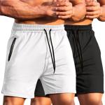 COOFANDY Men's Quick Dry Gym Shorts - 2 Pack