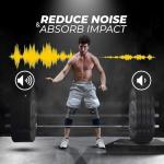 Yes4All 10-Inch Weightlifting Drop Pads - Black