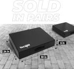 Yes4All 10-Inch Weightlifting Drop Pads - Black