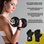 Weight Lifting Gloves with Wrist Wraps for Fitness