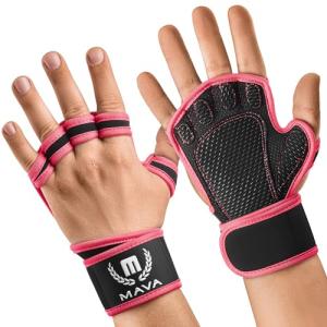 MAVA Padded Weight Lifting Gym Gloves with Wrist Support