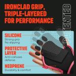 MAVA Padded Weight Lifting Gym Gloves with Wrist Support