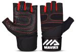 MAVIKS Weight Lifting Workout Gloves with Wrist Support