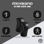 Rehband 5mm Knee Sleeves for Weightlifting Support