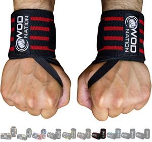WOD Nation 12" Wrist Wraps for Weightlifting