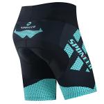 Men's Padded Compression Bike Shorts - Turquoise