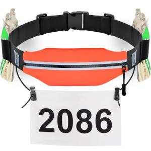RJ-Sport Triathlon Belt with Pouch and Gel Loops