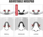 Wrap Around Frameless Sunglasses for Cycling and Sports