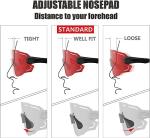 Wrap Around Frameless Sunglasses for Cycling and Sports