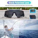 KAPVOE Polarized Cycling Glasses with 4 Lenses