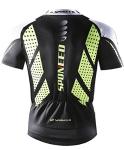 Sponeed Men's Cycling Jersey with Pockets - Green