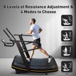 Manual Curved Treadmill with 8 Resistance Levels