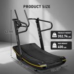 Manual Curved Treadmill with 8 Resistance Levels