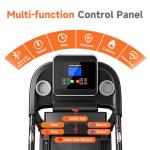 Compact Treadmill with Manual Incline and Speed Control