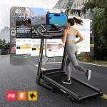 Compact Treadmill with Manual Incline and Speed Control