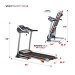 Sunny Health & Fitness Folding Incline Treadmill