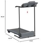 SereneLife Electric Folding Treadmill with Bluetooth