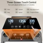 3-in-1 Portable Treadmill with 12% Incline