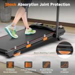 Compact Walking Pad Treadmill with Incline and App