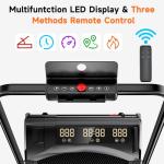 Compact Walking Pad Treadmill with Incline and App