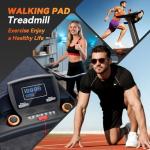 8.7MPH Folding Treadmill with Incline and Bluetooth