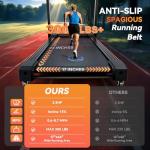 8.7MPH Folding Treadmill with Incline and Bluetooth