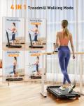Foldable Treadmill with Incline and Smart Features