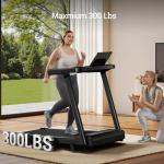 Compact 3-in-1 Folding Treadmill with Incline