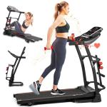 Ksports 16-Inch Foldable Bluetooth Treadmill with Apps