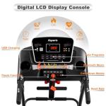 Ksports 16-Inch Foldable Bluetooth Treadmill with Apps