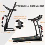 Ksports 16-Inch Foldable Bluetooth Treadmill with Apps