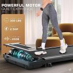 ANCHEER 2-in-1 Under Desk Treadmill with Incline