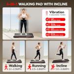 Sperax 4-in-1 Walking Vibration Pad Treadmill