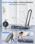 Portable Foldable Treadmill with 10% Incline