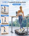 Portable Foldable Treadmill with 10% Incline