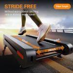 Portable Walking Pad Treadmill with Auto Incline