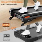 Portable Walking Pad Treadmill with Auto Incline