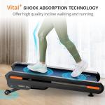 Portable Walking Pad Treadmill with Auto Incline