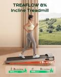 Portable Under Desk Treadmill with Incline, 2.5HP
