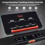 Sunny Health & Fitness Interactive Slim Folding Treadmill