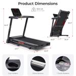Sunny Health & Fitness Smart Incline Treadmill