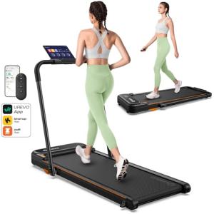 UREVO Smart 2-in-1 Folding Treadmill with App