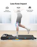 UREVO 2-in-1 Portable Under Desk Treadmill